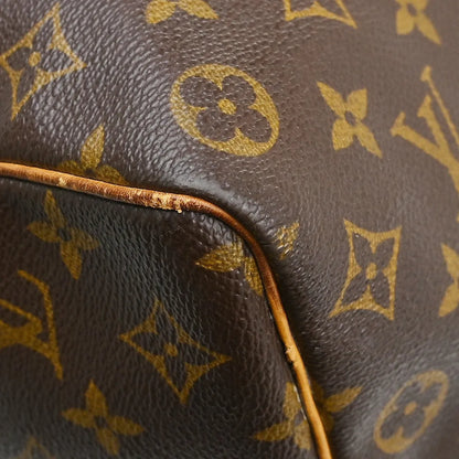 Louis Vuitton Keepall Monogram, Brown, Canvas, Travel Bag
