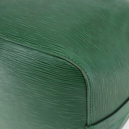 Louis Vuitton Petit Noe Epi Leather, Green, Leather, Shoulder Bag