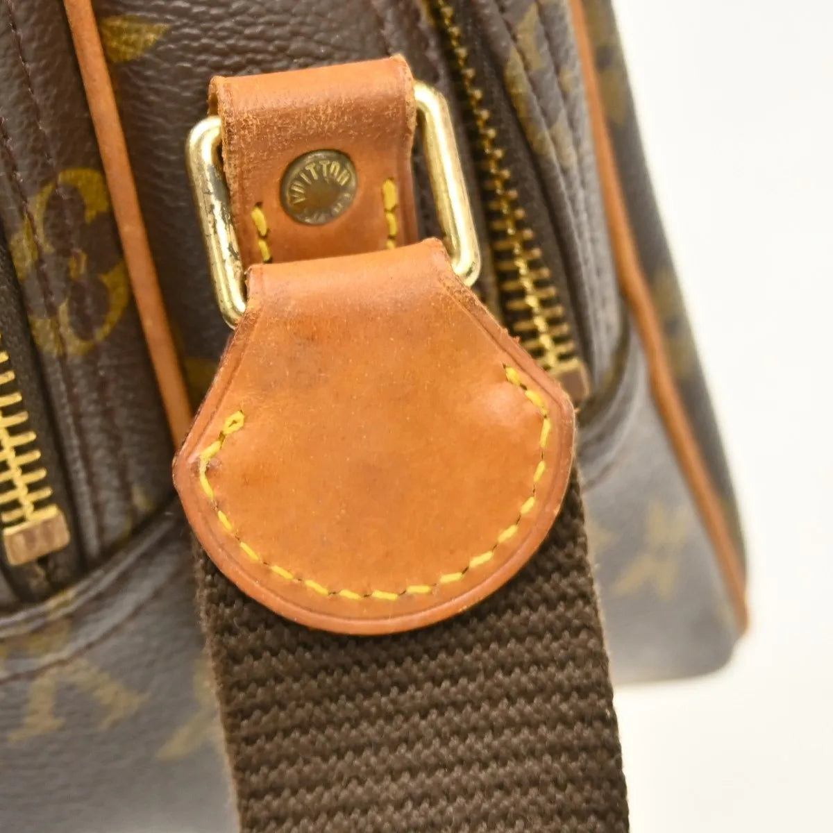 Louis Vuitton Reporter Monogram, Brown, Canvas, Shoulder Bag