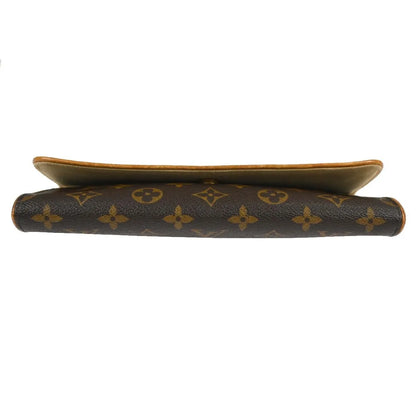 Louis Vuitton Twin GM Monogram, Brown, Canvas, Handbag