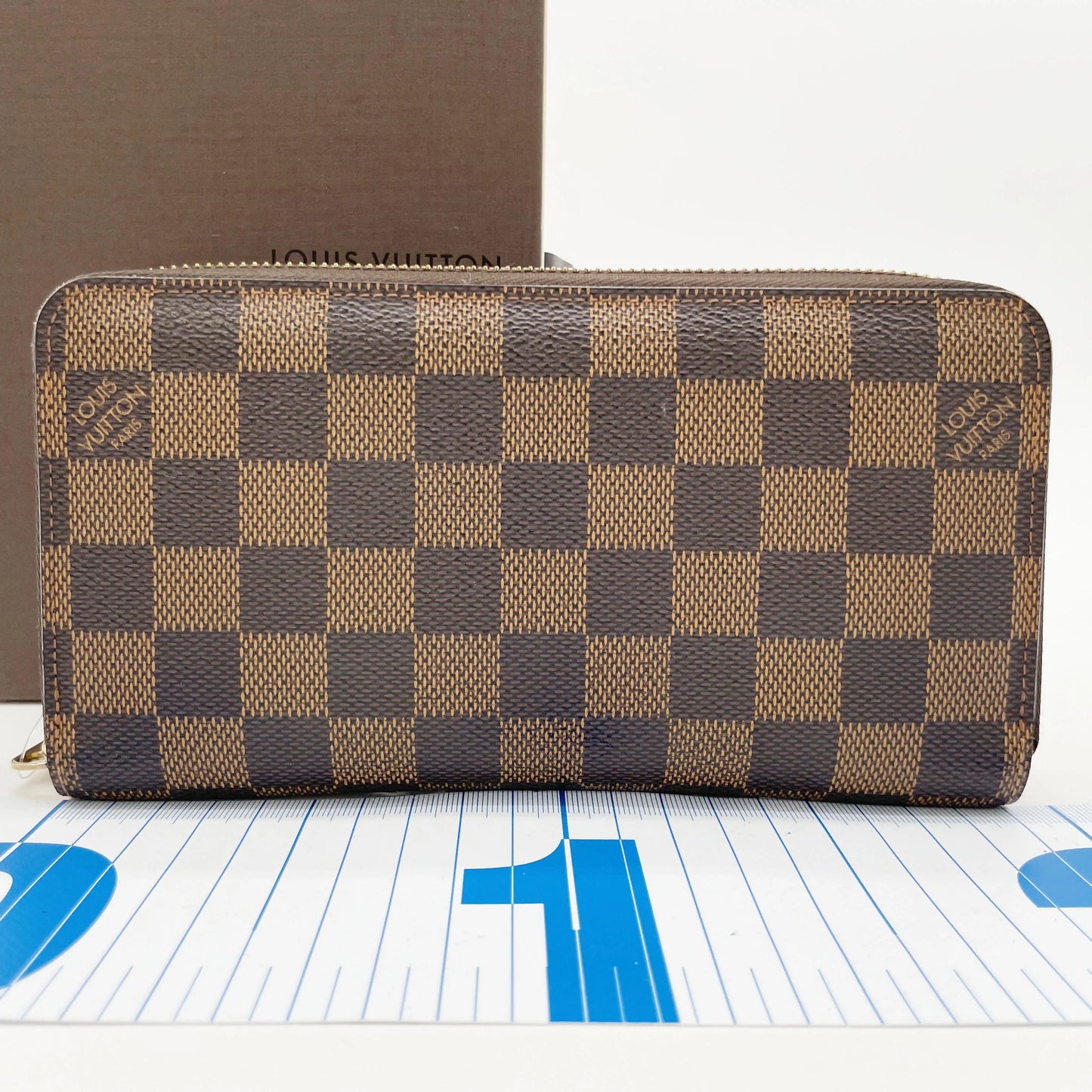 Louis Vuitton Zippy Wallet NM Damier, Brown, Canvas, Wallet