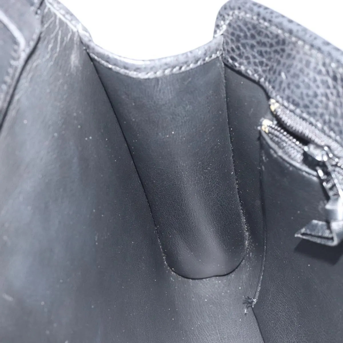 Christian Dior Vintage CD Flap Leather, Black, Leather, Shoulder Bag