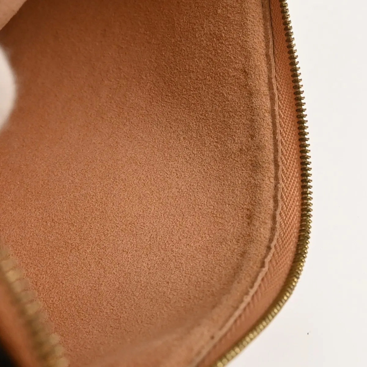 Louis Vuitton Double Zip Pochette Damier Ebene, Brown, Canvas, Clutch