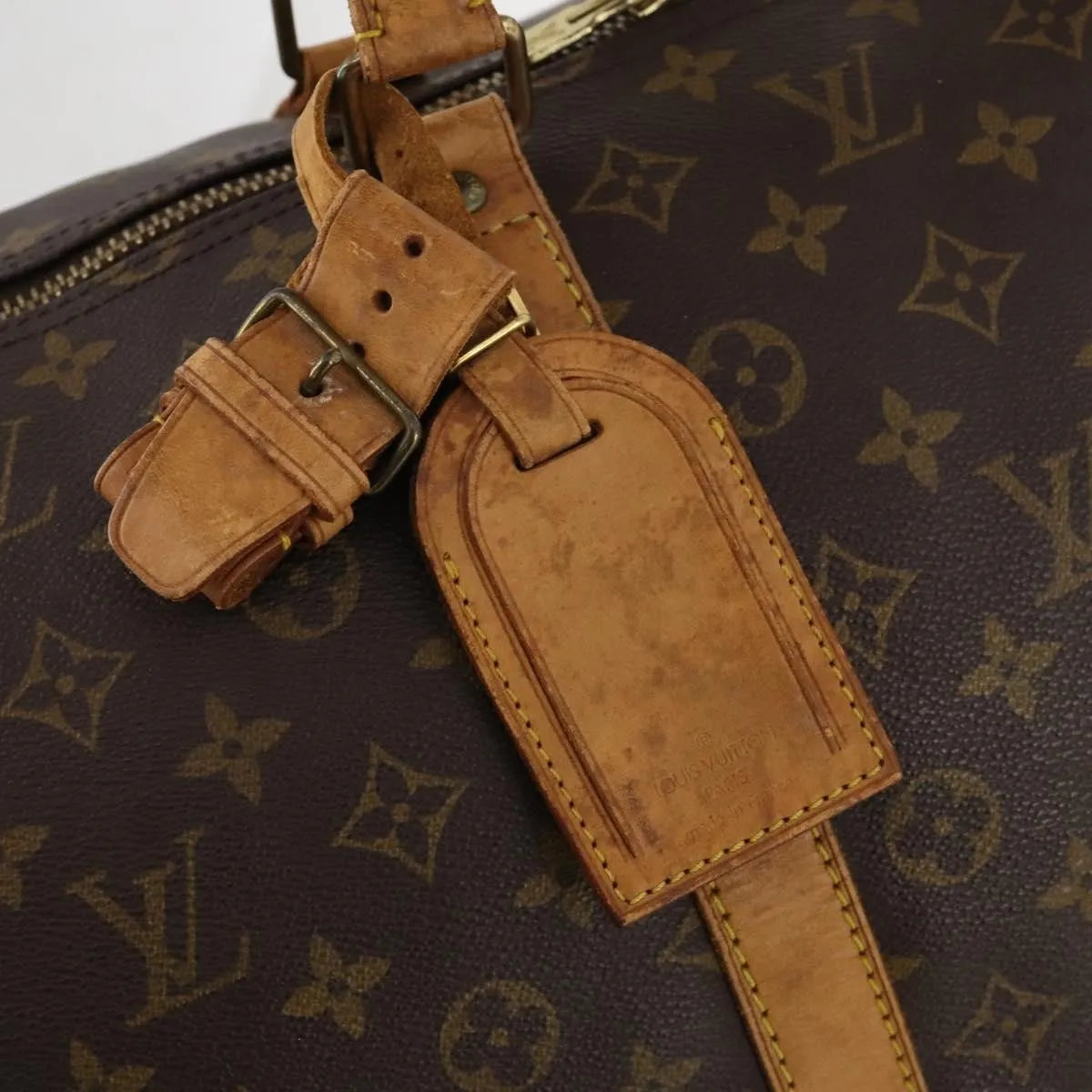 Louis Vuitton Keepall Monogram Canvas, Brown, Canvas, Travel Bag