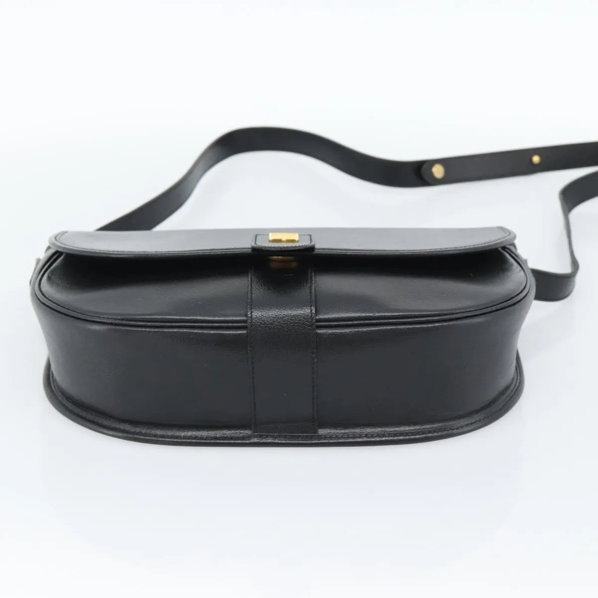 Christian Dior Vintage Leather, Black, Leather, Shoulder Bag