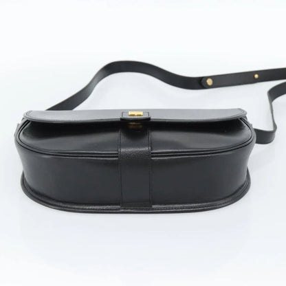 Christian Dior Vintage Leather, Black, Leather, Shoulder Bag