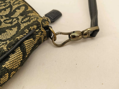 Christian Dior Vintage Saddle Diorissimo Canvas, Beige, Canvas, Shoulder Bag