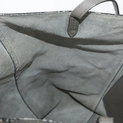 Celine Phantom Cabas Tote Leather, Gray, Leather, Tote Bag