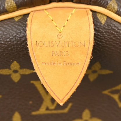 Louis Vuitton Keepall Monogram, Brown, Canvas, Travel Bag