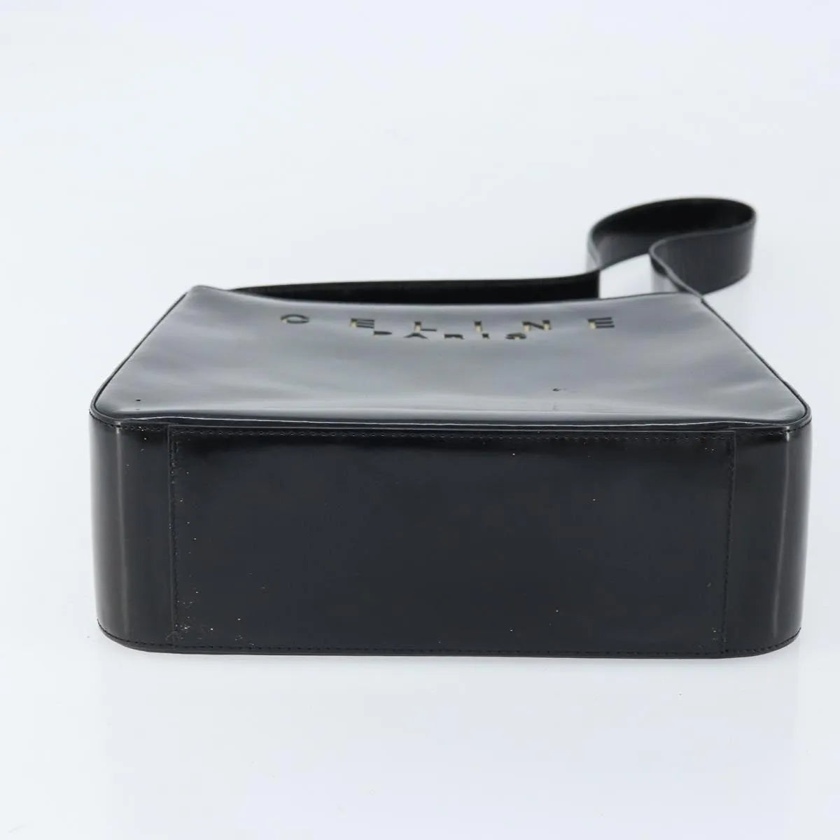 Celine Vintage Leather, Black, Leather, Shoulder Bag