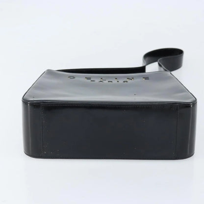 Celine Vintage Leather, Black, Leather, Shoulder Bag