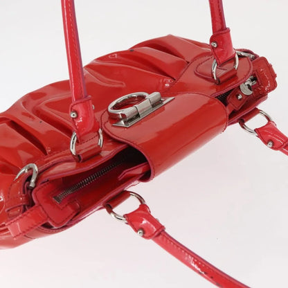 Salvatore Ferragamo Marisa Patent leather, Red, Patent Leather, Handbag