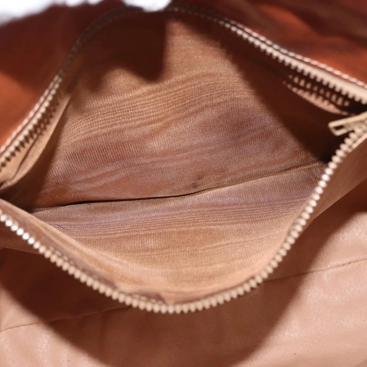 Celine Vintage Macadam Canvas and Leather, Brown, Canvas, Shoulder Bag
