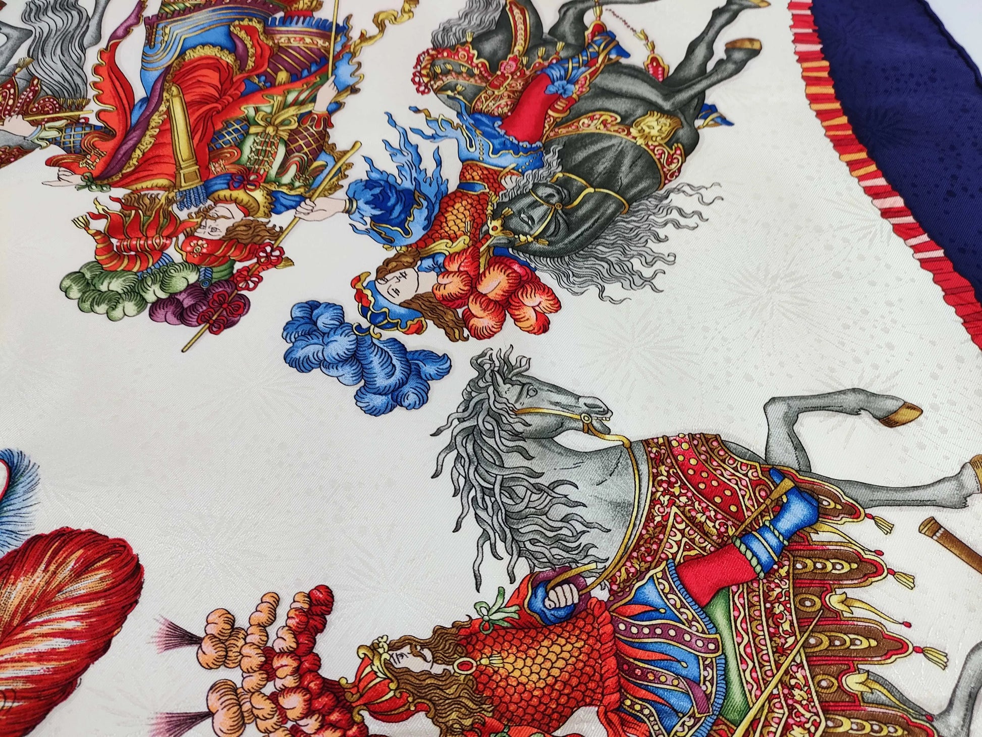 Hermes Carré 90 Silk multicolor, Multicolour, Silk, Scarf