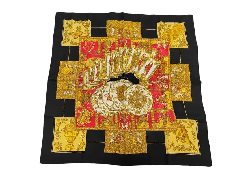 Hermes Carré 90 Silk multicolor, Multicolour, Silk, Scarf