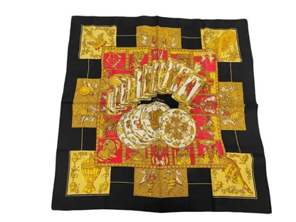 Hermes Carré 90 Silk multicolor, Multicolour, Silk, Scarf