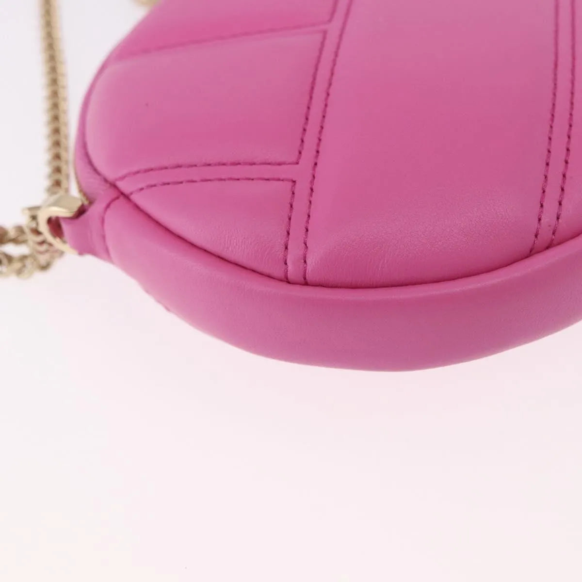 Bvlgari Shoulder Leather, Pink, Leather, Shoulder Bag