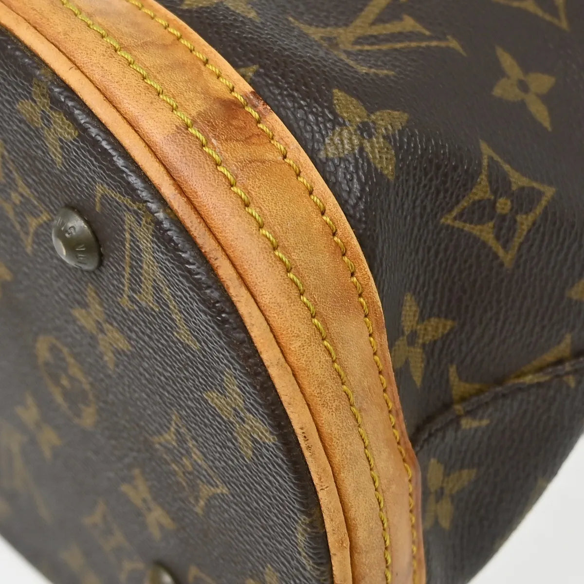 Louis Vuitton Petit Bucket Monogram Canvas, Brown, Canvas, Tote Bag