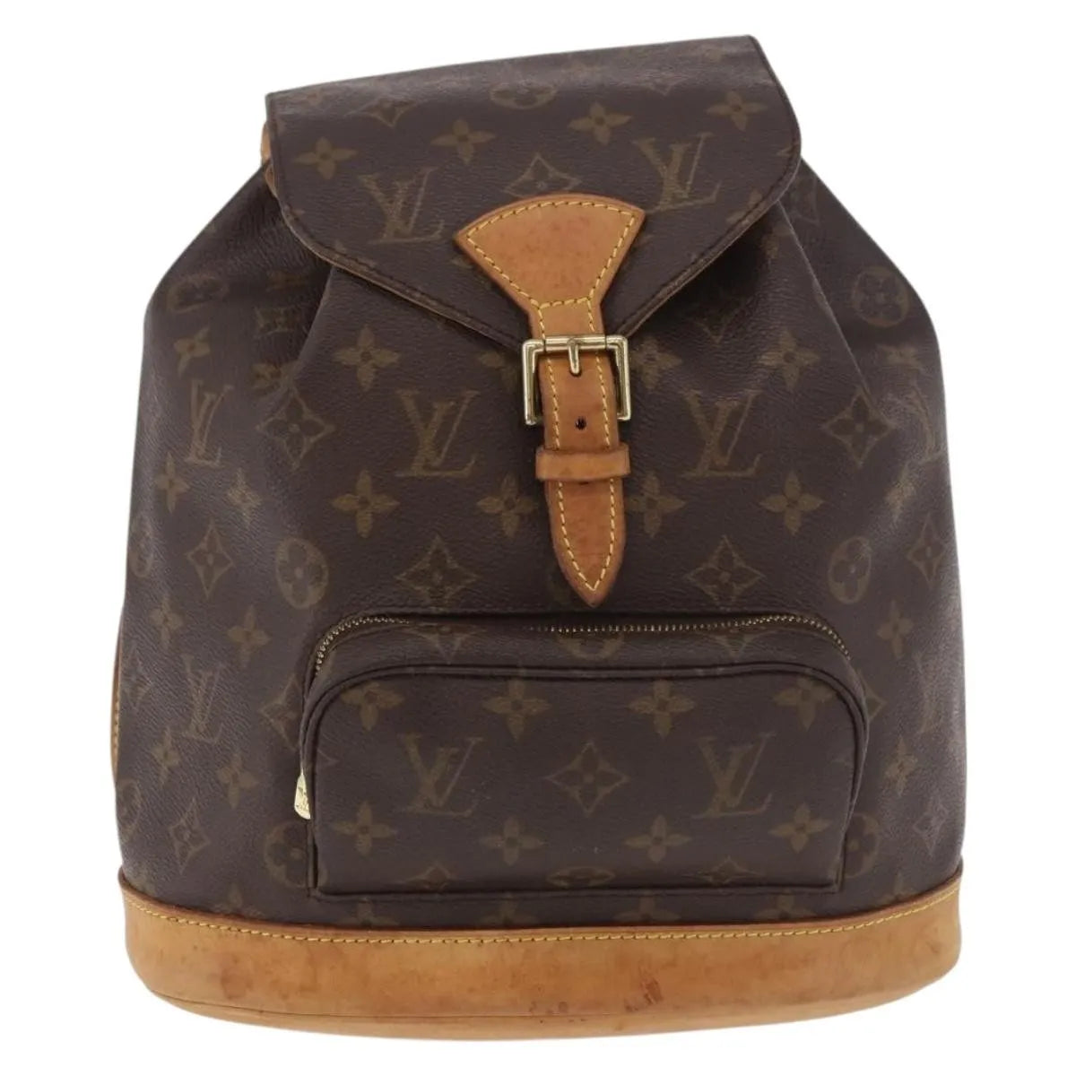 Louis Vuitton Vintage Montsouris Monogram Canvas, Brown, Canvas, Backpack