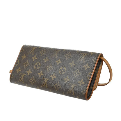 Louis Vuitton Twin Monogram, Brown, Canvas, Clutch