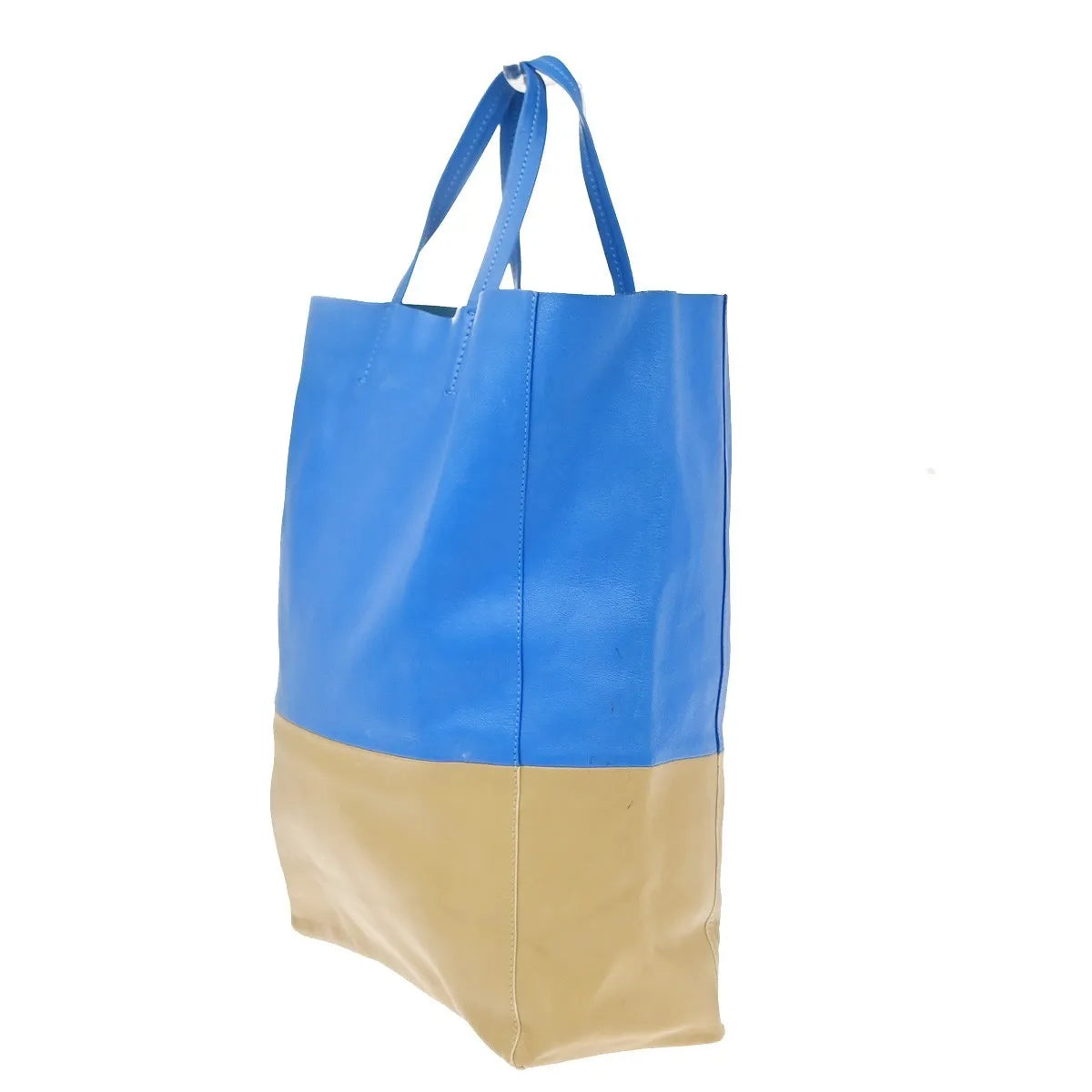 Celine Vertical Bi-Cabas Tote Leather, Multicolour, Leather, Tote Bag