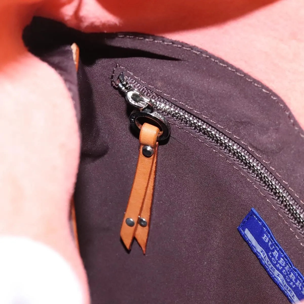 Burberry Blue Label Suede, Orange, Suede, Shoulder Bag
