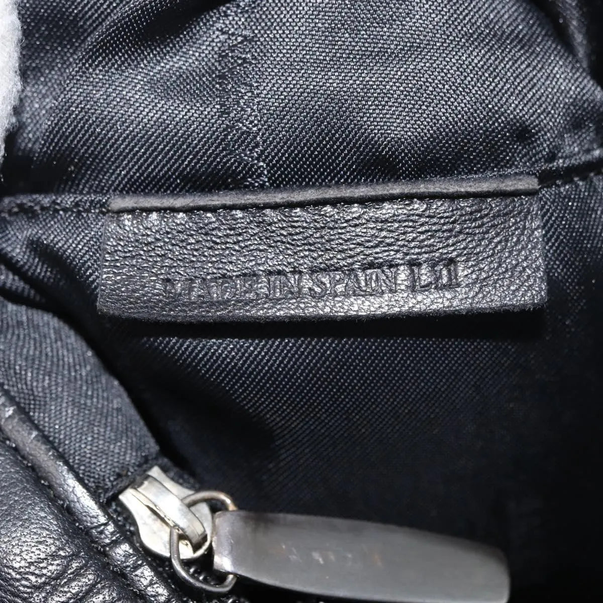 Loewe Flamenco Leather, Black, Leather, Shoulder Bag
