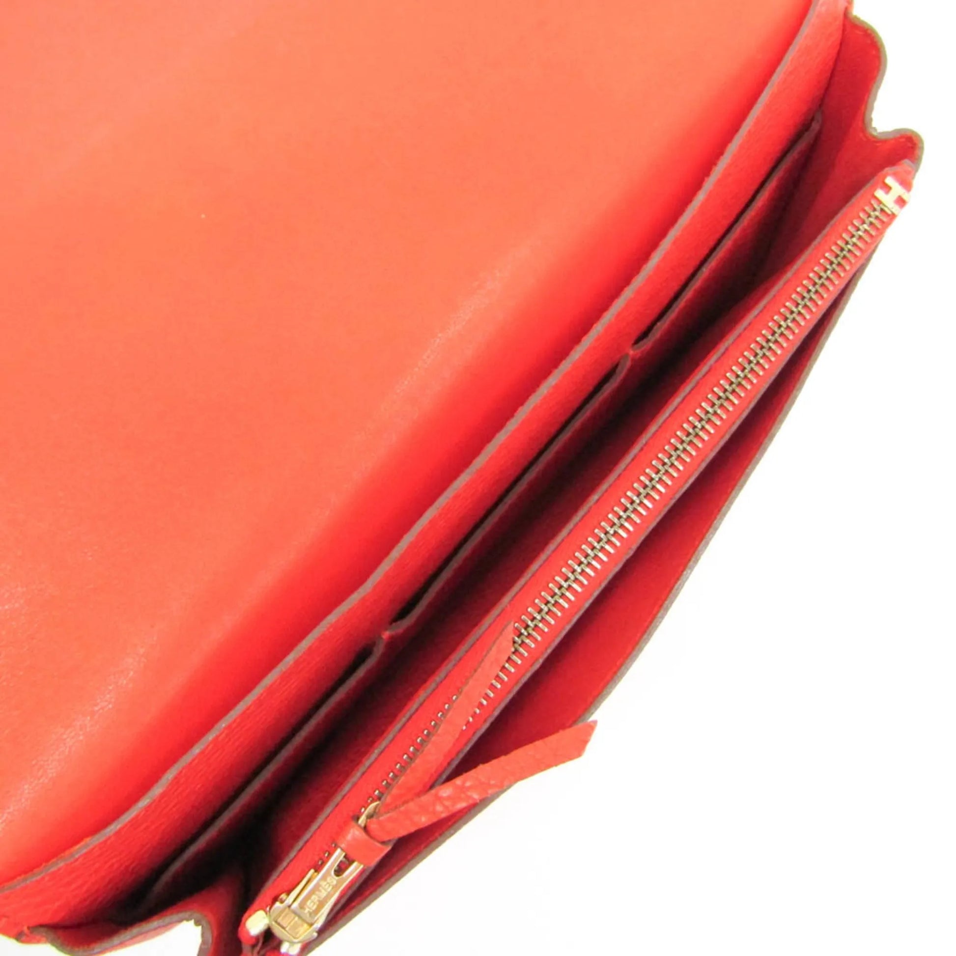 Hermes Dogon Duo Combined Leather, Red, Leather, Wallet