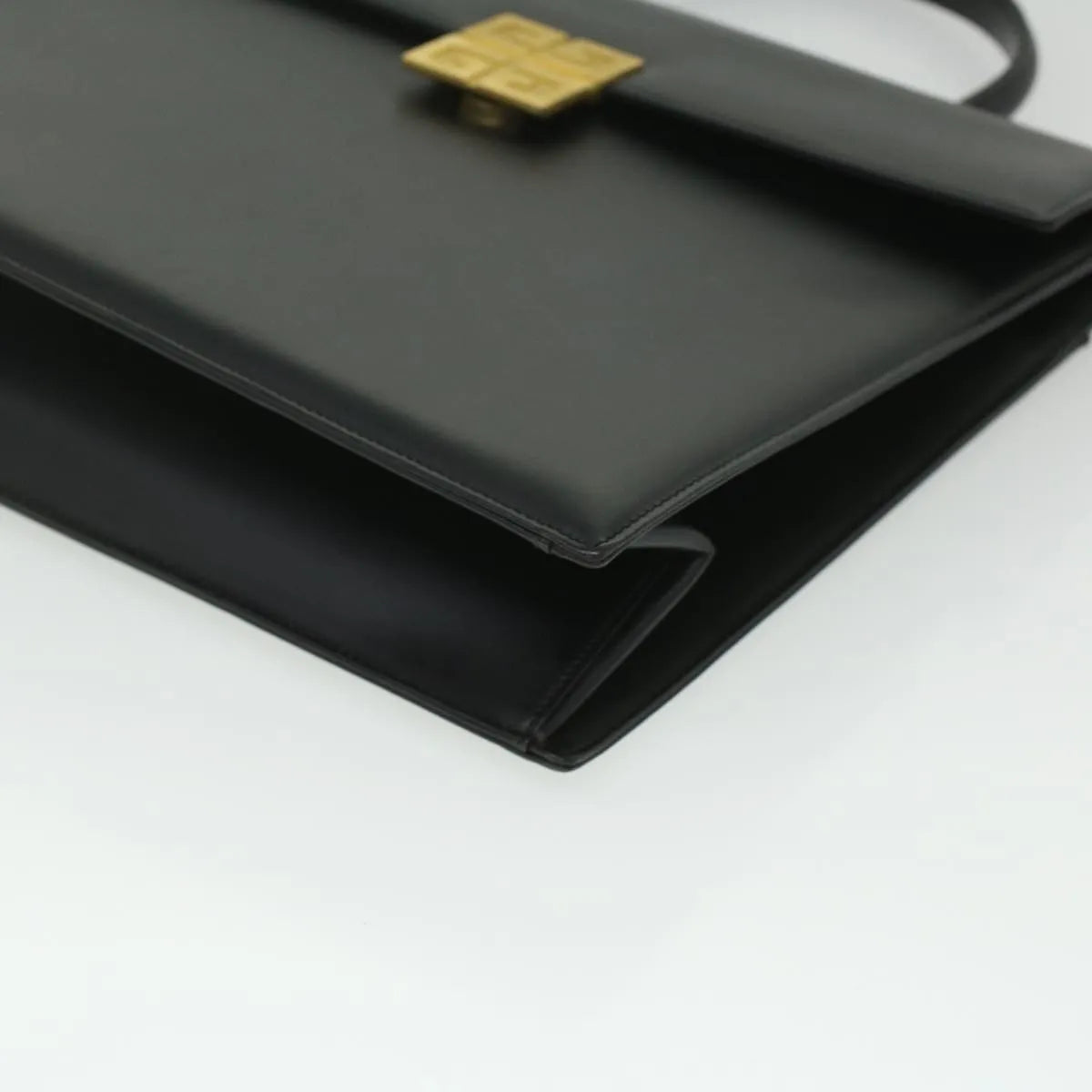 Givenchy Vintage 4G Leather, Black, Leather, Handbag