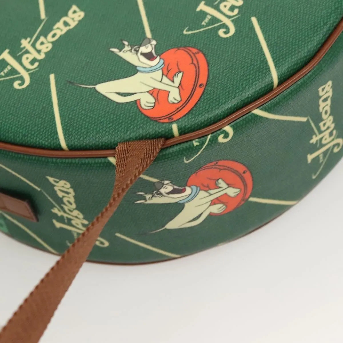 Gucci The Jetsons Web Sherry Line Roun Jetsons Web Sherry Line PVC, Green, PVC, Backpack