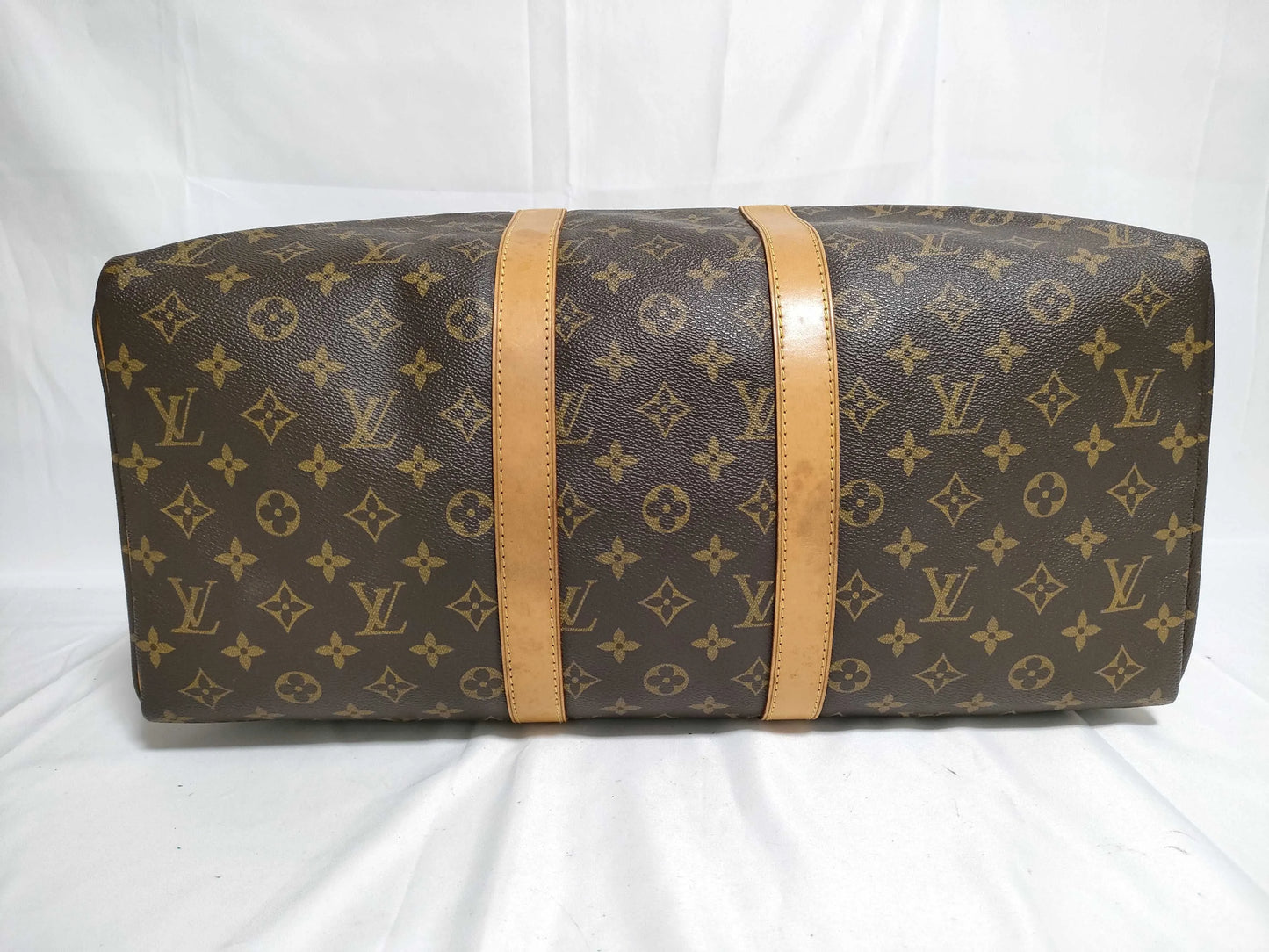 Louis Vuitton Keepall Monogram Canvas, Brown, Canvas, Travel Bag