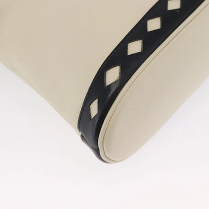 Saint Laurent Vintage handbag Leather, White, Leather, Handbag