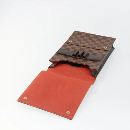 Louis Vuitton Portobello Messenger Damier, Brown, Canvas, Shoulder Bag
