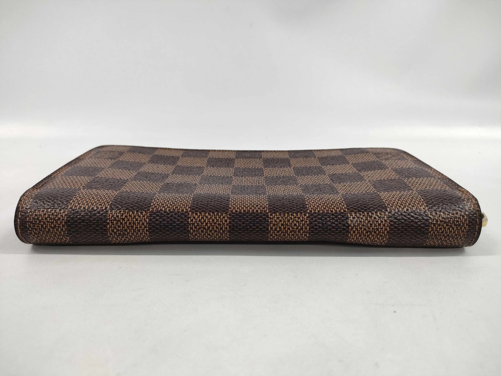 Louis Vuitton Zippy Organizer Damier Ebene, Brown, Canvas, Wallet