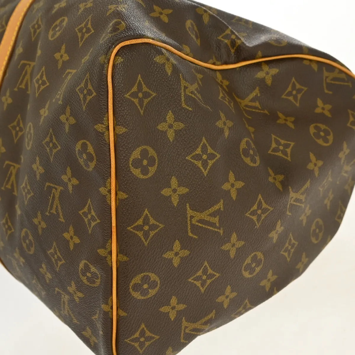 Louis Vuitton Keepall Monogram, Brown, Canvas, Travel Bag