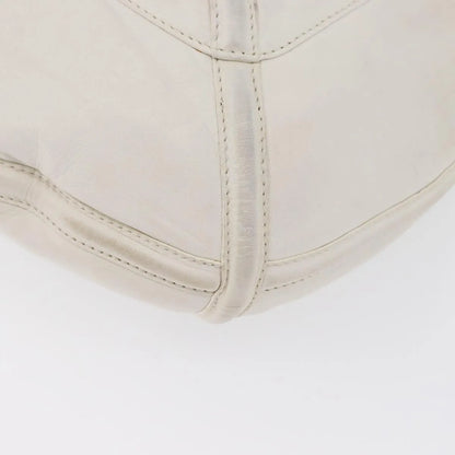 Loewe Anagram Leather, White, Leather, Shoulder Bag