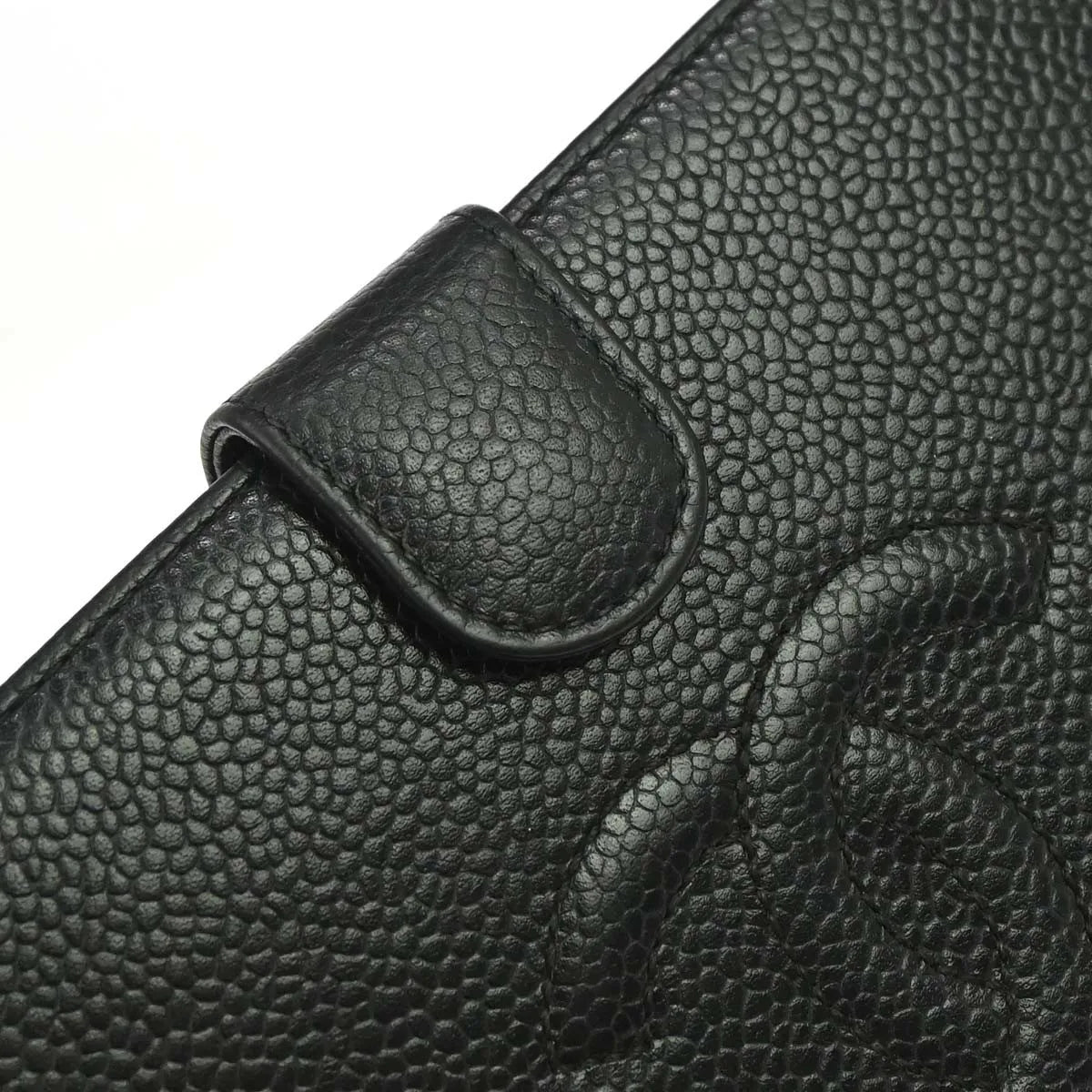 Chanel Timeless CC French Caviar, Black, Leather, Wallet