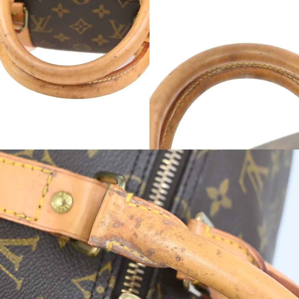 Louis Vuitton Keepall Monogram, Brown, Canvas, Travel Bag
