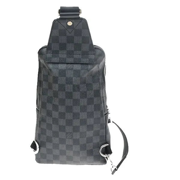 Louis Vuitton Avenue Sling Damier Graphite, Gray, Canvas, Shoulder Bag