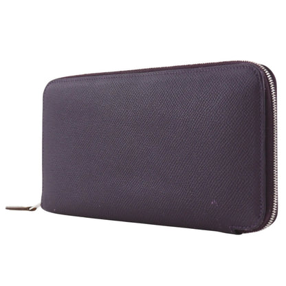 Hermes Azap Zip Around Epsom, Purple, Leather, Wallet