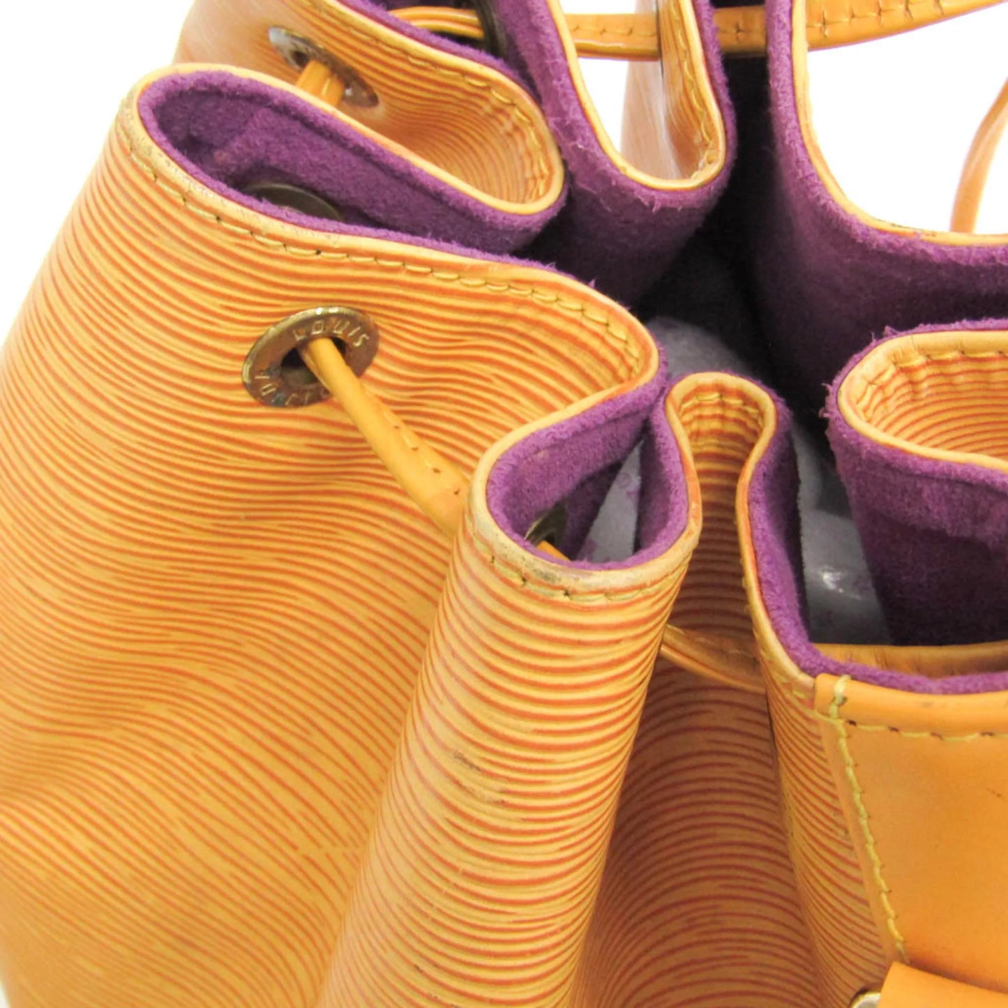 Louis Vuitton Petit Noe Epi Leather, Yellow, Leather, Shoulder Bag