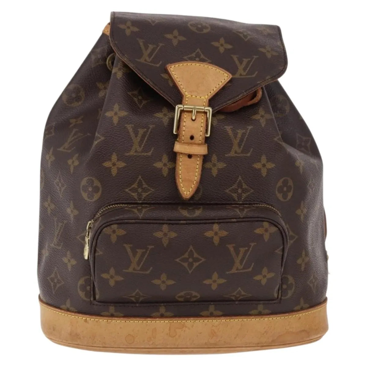 Louis Vuitton Montsouris Monogram, Brown, Canvas, Backpack