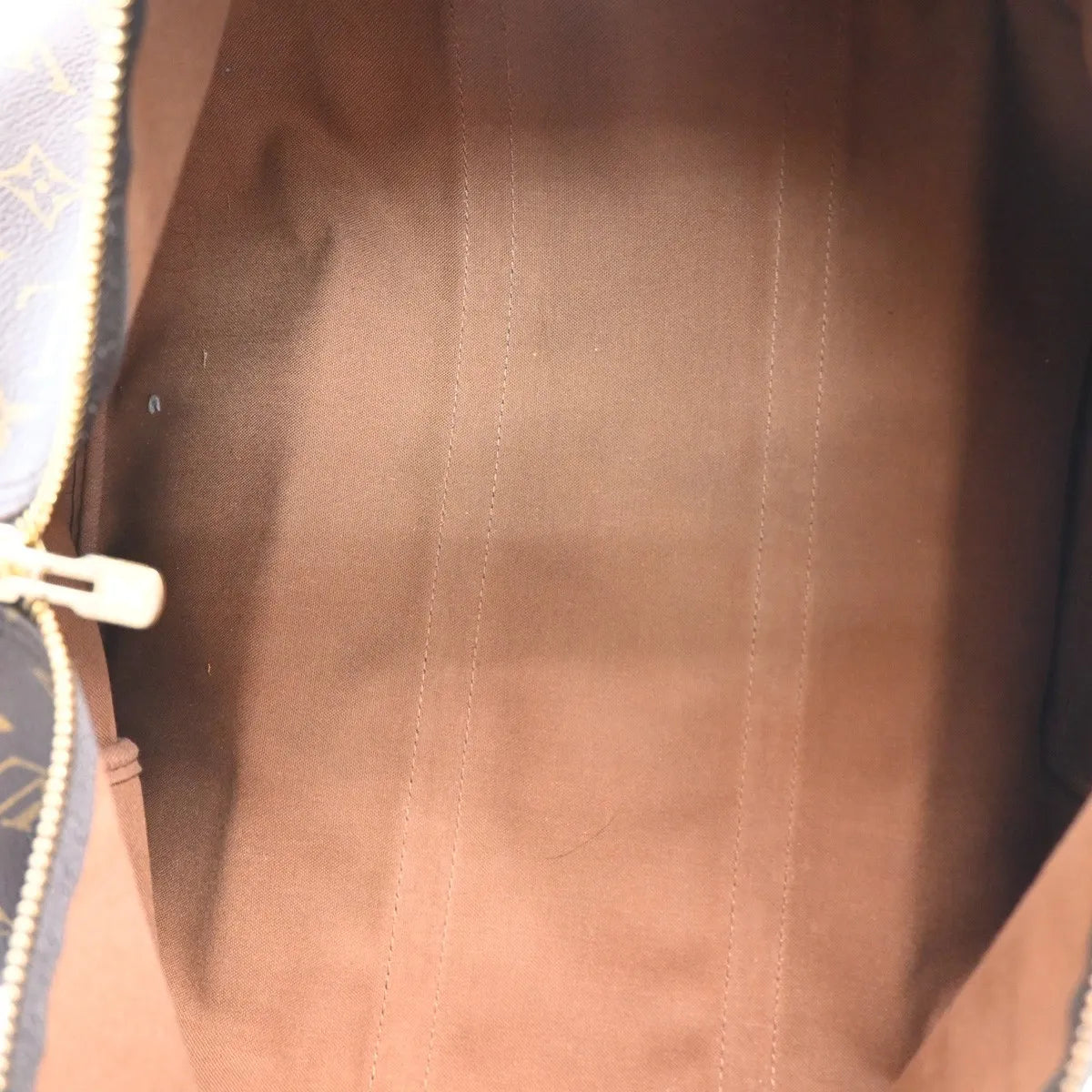 Louis Vuitton Keepall Bandoulière Monogram, Brown, Canvas, Travel Bag