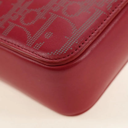 Christian Dior World Tour Zip Messenger Oblique Galaxy Leather, Red, Canvas, Shoulder Bag