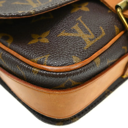 Louis Vuitton Cartouchiere Monogram Canvas, Brown, Canvas, Shoulder Bag
