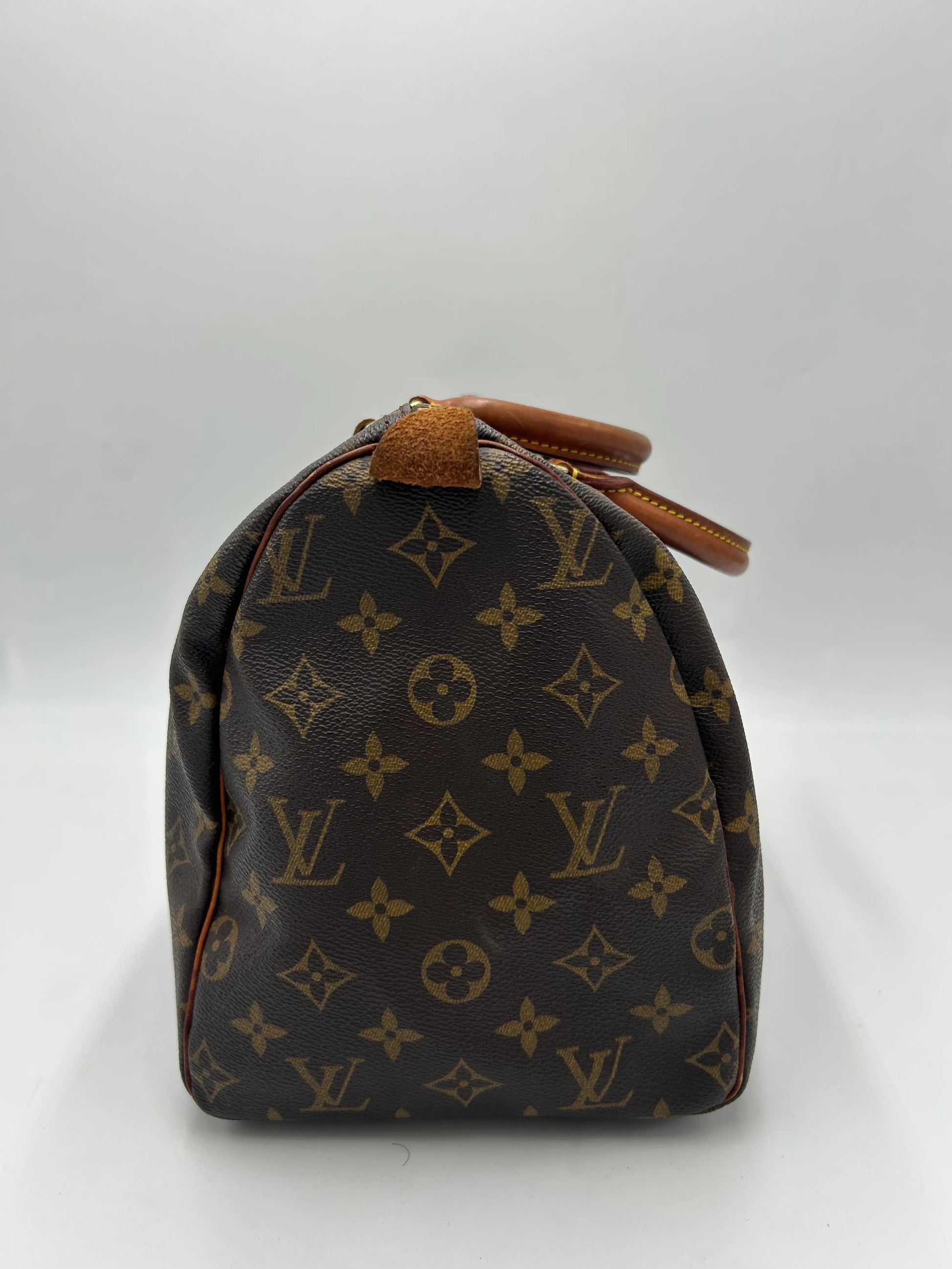 Louis Vuitton Speedy Monogram Canvas, Brown, Canvas, Handbag