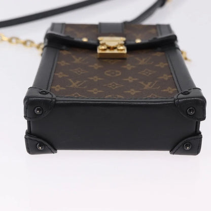 Louis Vuitton Vertical Trunk Pochette Monogram Canvas, Brown, Canvas, Clutch