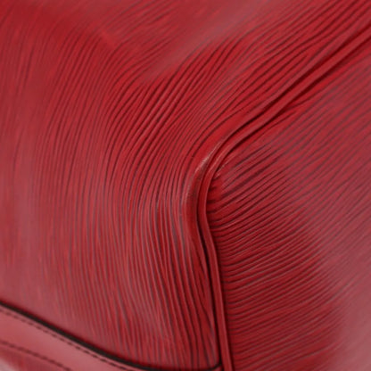 Louis Vuitton Petit Noe Epi Leather, Red, Leather, Shoulder Bag