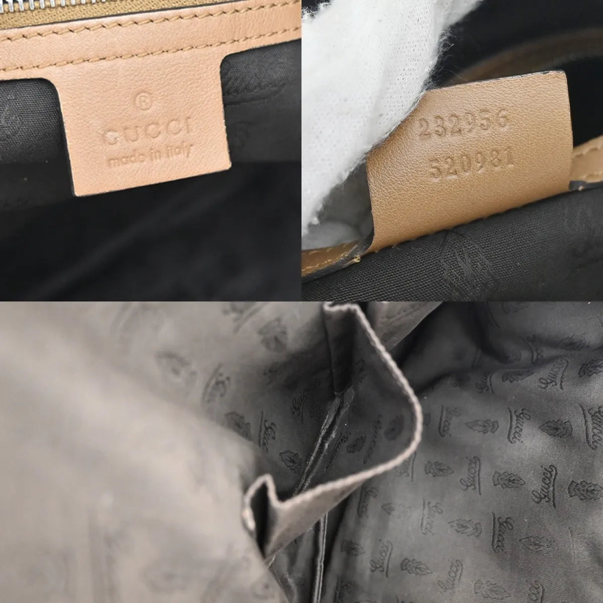 Gucci Twins Tote Guccissima Leather, Brown, Leather, Tote Bag