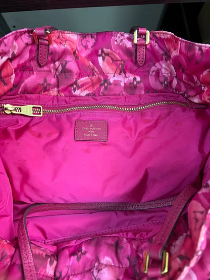 Louis Vuitton Noefull Ikat Nylon, Pink, Nylon, Shoulder Bag